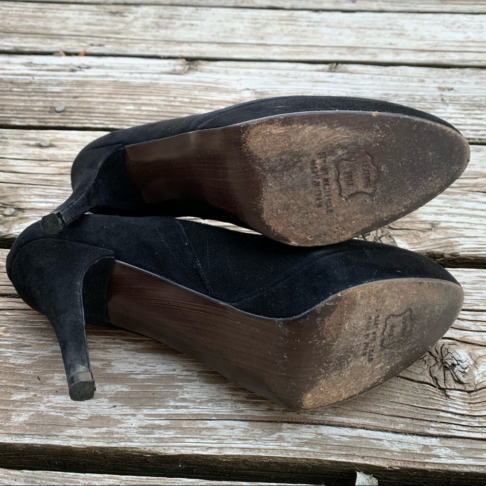 Stuart Weitzman Black Suede Bootie - image 6